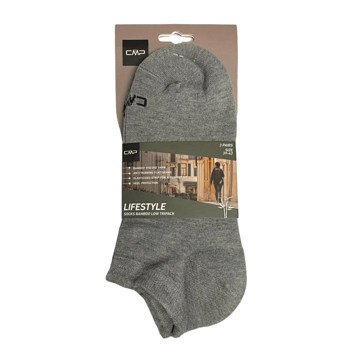 CMP Bamboo Invisible Sock Tripack - Calze - Neverland Firenze