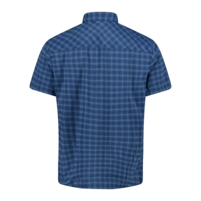 CMP Camicia a maniche corte con fantasia a quadri da Trekking Uomo - Neverland Firenze