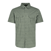 CMP Camicia a maniche corte con fantasia a quadri da Trekking Uomo - Neverland Firenze