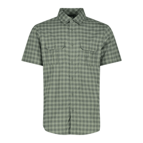 CMP Camicia a maniche corte con fantasia a quadri da Trekking Uomo - Neverland Firenze