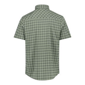 CMP Camicia a maniche corte con fantasia a quadri da Trekking Uomo - Neverland Firenze
