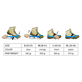 Fizan Crampons Ice/Snow - Ramponi da Trekking - Neverland Firenze