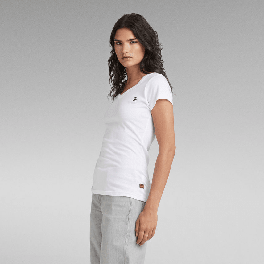 G-Star RAW EYBEN SLIM V - T-Shirt Lifestyle Donna - Neverland Firenze