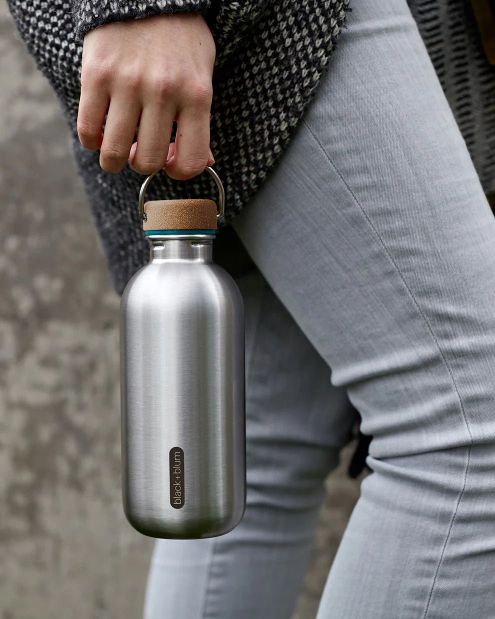 Black+Blum Steel Water Bottle 600ml - Borraccia da Trekking - Neverland Firenze