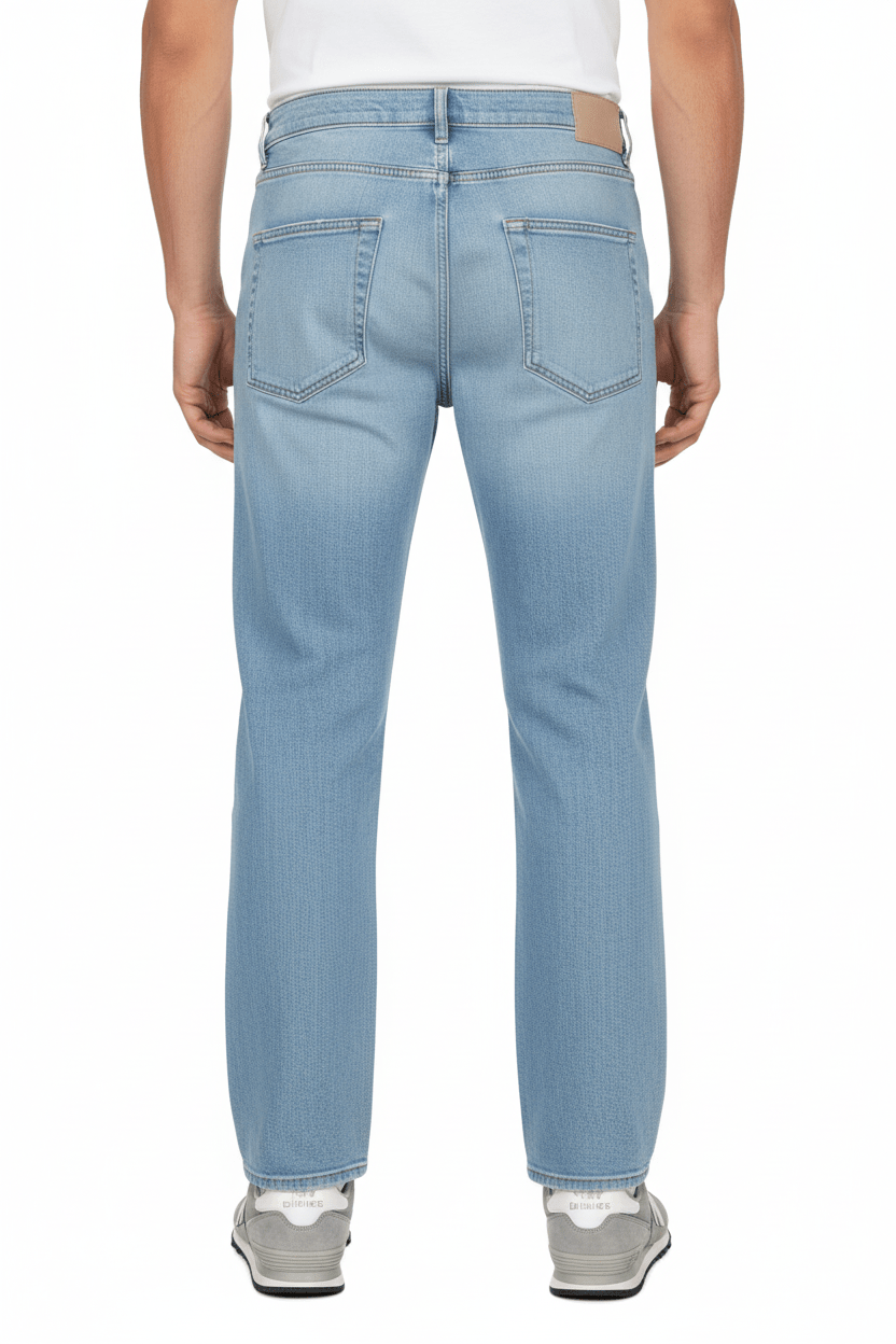 Jeans - Retro tasche lisce