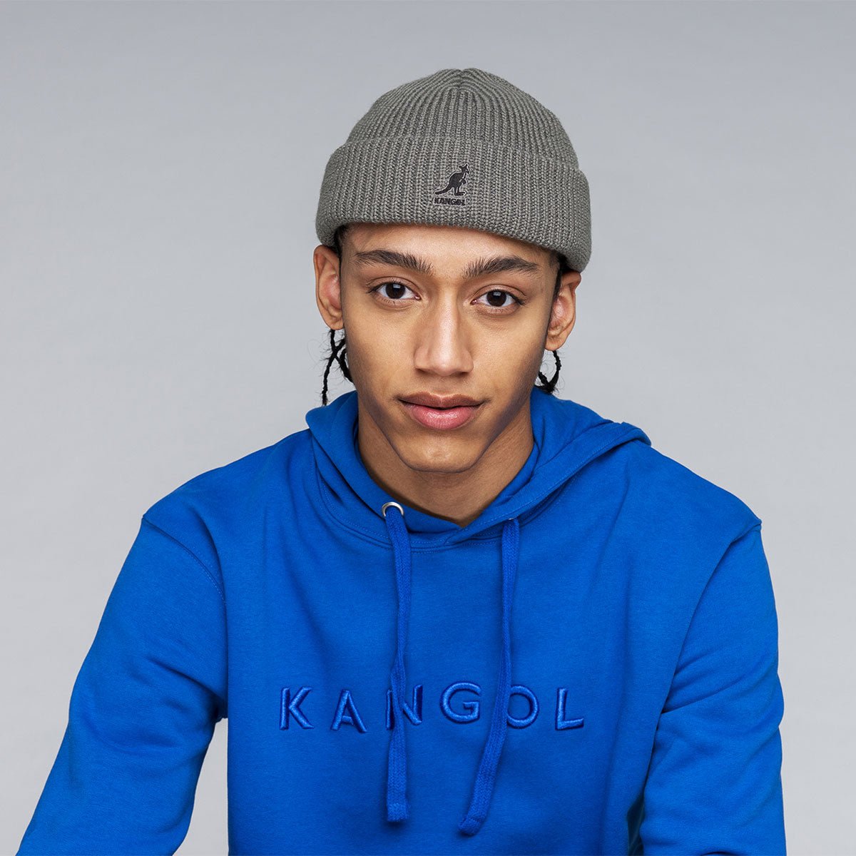 Kangol Cardinal 2 Way Beanie Grey - Cappello Lifestyle - Neverland Firenze
