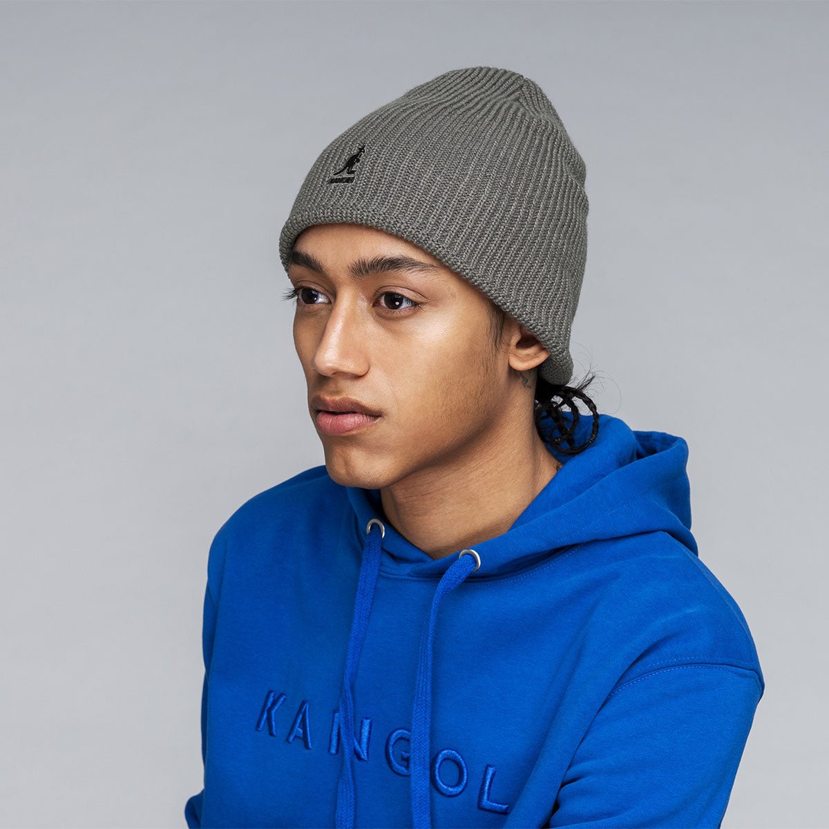 Kangol Cardinal 2 Way Beanie Grey - Cappello Lifestyle - Neverland Firenze