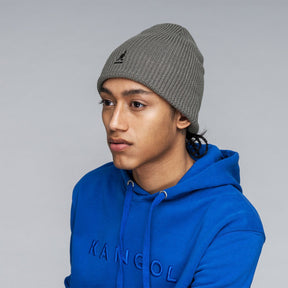 Kangol Cardinal 2 Way Beanie Grey - Cappello Lifestyle - Neverland Firenze