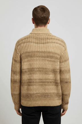 Maglione melange - Retro su modello
