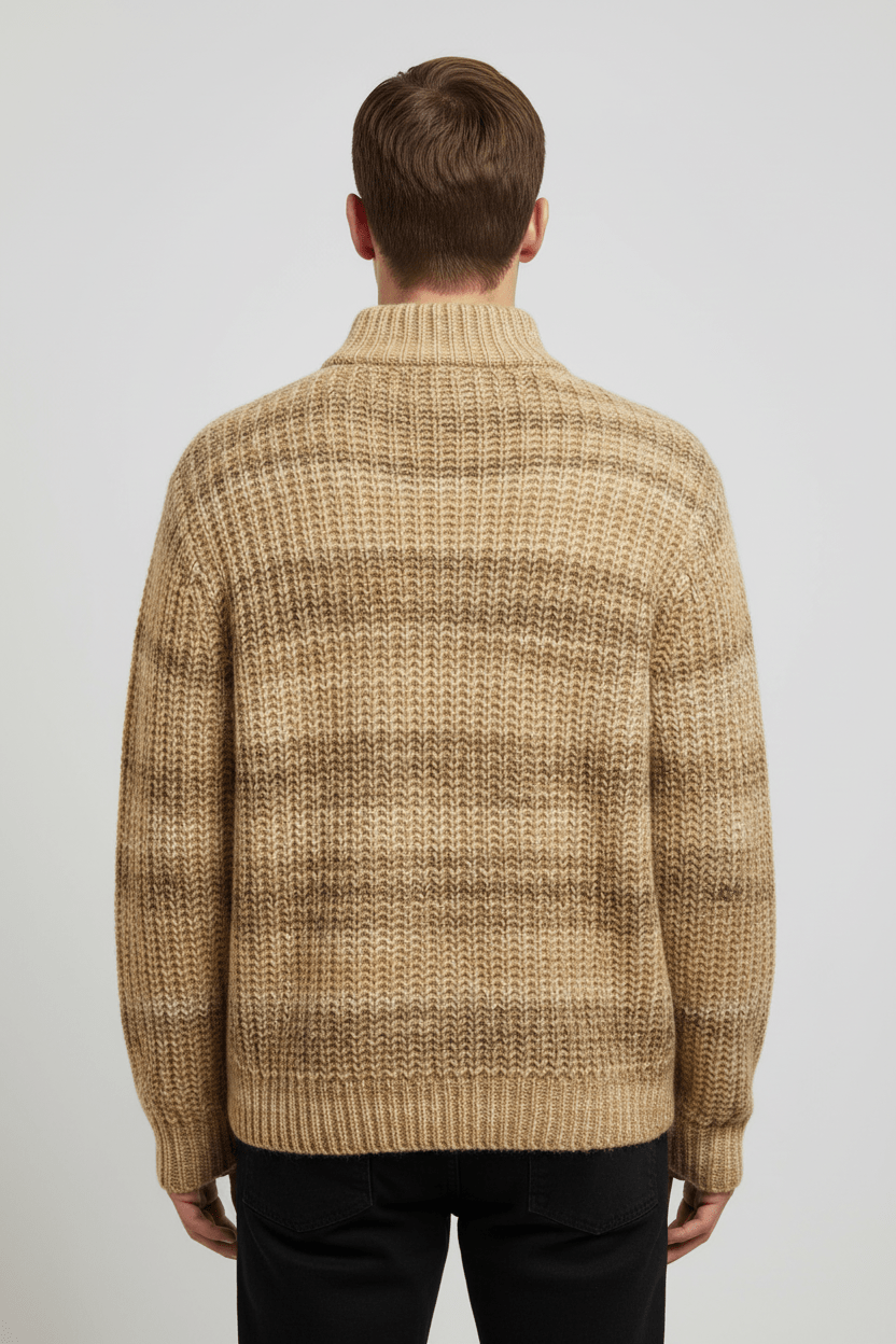 Maglione melange - Retro su modello