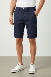 Solid Aurelius Shorts – Blu Navy – Vista Frontale