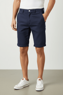 Solid Aurelius Shorts – Blu Navy – Vista Frontale