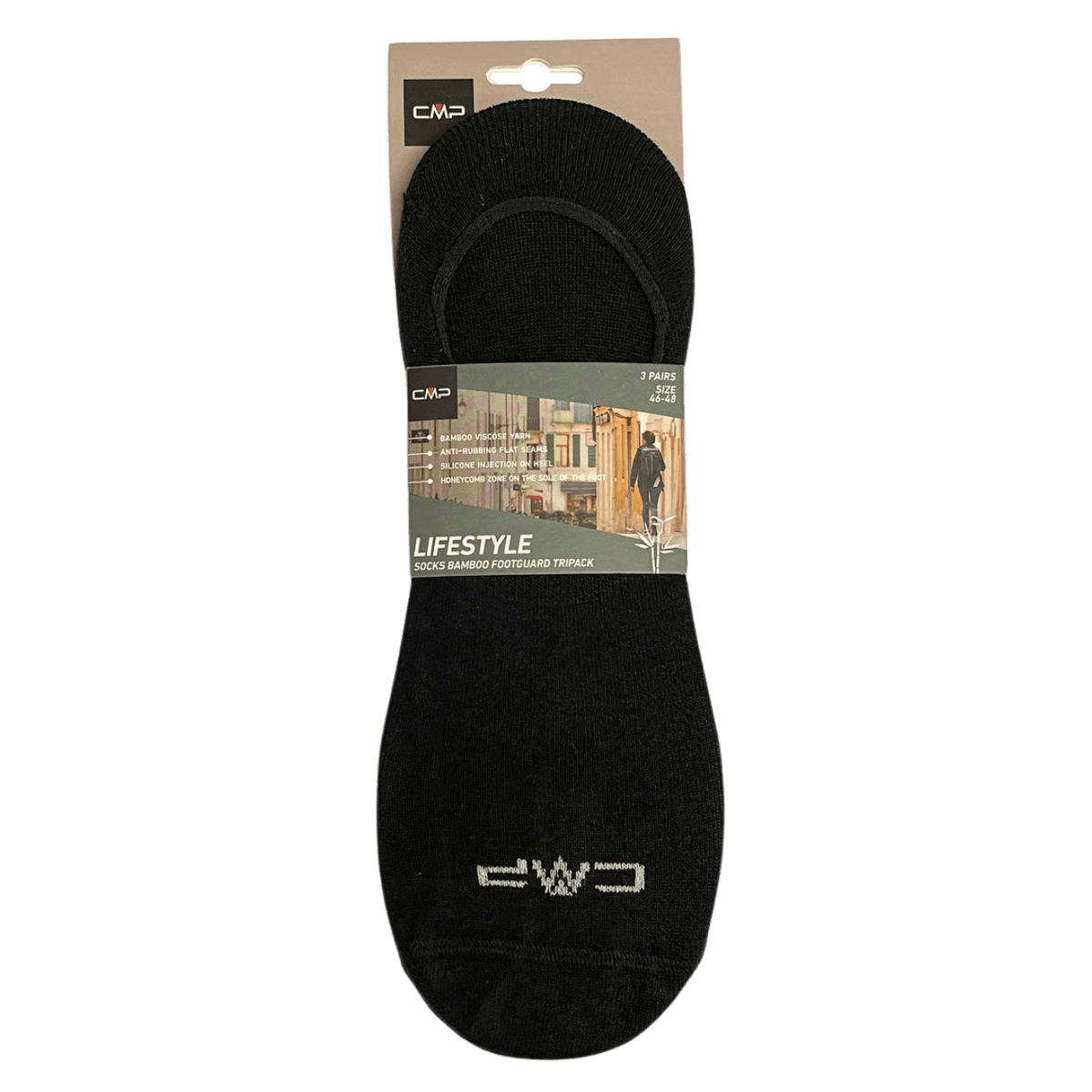 CMP Bamboo Footguard Sock Tripack - Calze - Neverland Firenze