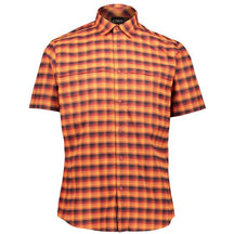 Camicia fantasia check maniche corte Uomo-31T7037-neverland-firenze