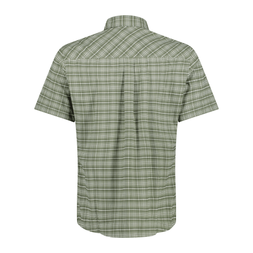 Camicia fantasia check maniche corte Uomo - Neverland Firenze