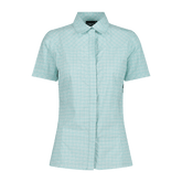 CMP Camicia fantasia check maniche corte Donna-31T7146-neverland-firenze