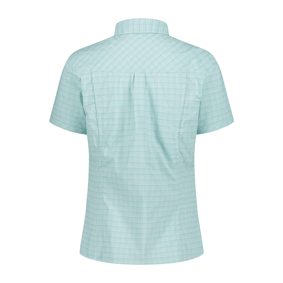 CMP Camicia fantasia check maniche corte Donna-31T7146-neverland-firenze