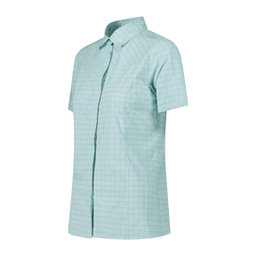 CMP Camicia fantasia check maniche corte Donna-31T7146-neverland-firenze
