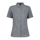 CMP Camicia fantasia check maniche corte Donna-31T7146-neverland-firenze