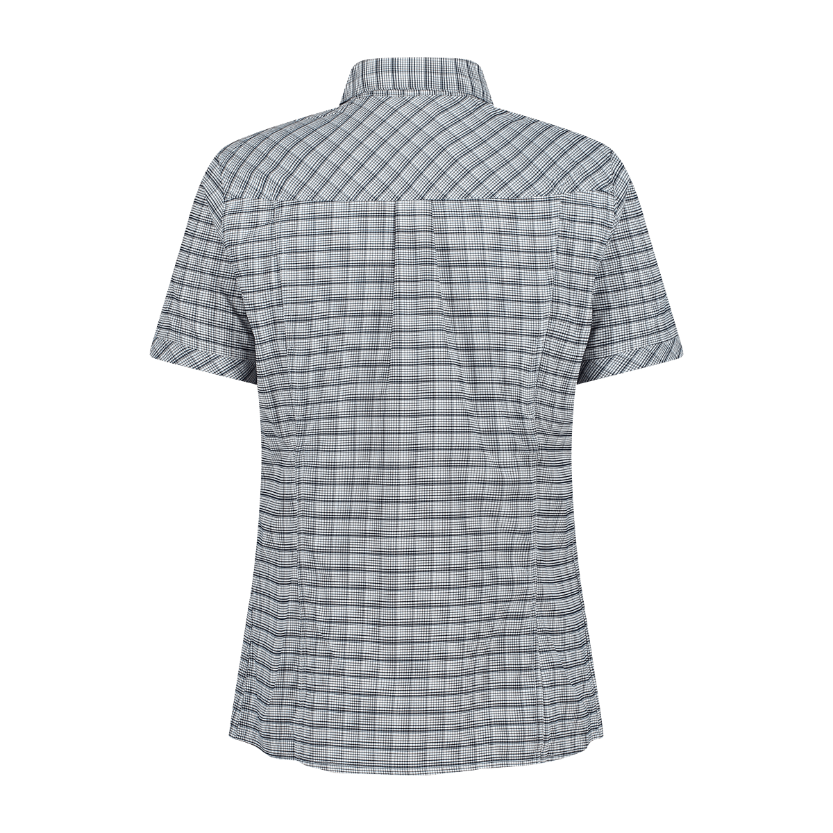 CMP Camicia fantasia check maniche corte Donna-31T7146-neverland-firenze