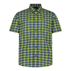 Camicia fantasia check maniche corte trekking Uomo - Neverland Firenze