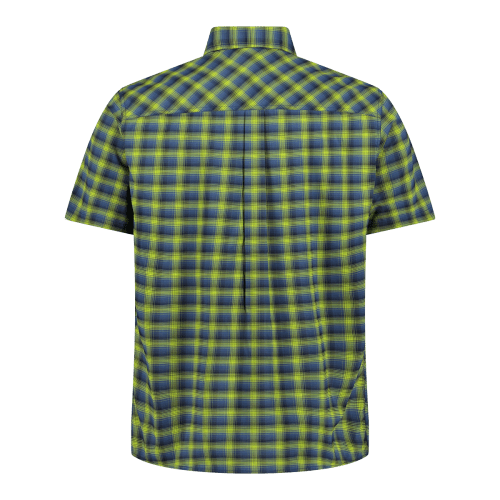 Camicia fantasia check maniche corte trekking Uomo - Neverland Firenze