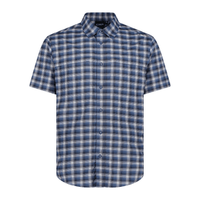 Camicia fantasia check maniche corte trekking Uomo - Neverland Firenze