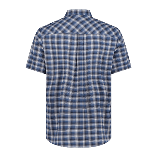 Camicia fantasia check maniche corte trekking Uomo - Neverland Firenze