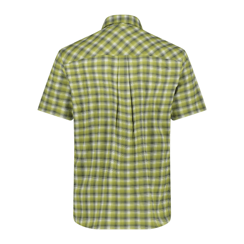 Camicia fantasia check maniche corte trekking Uomo - Neverland Firenze