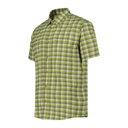 Camicia fantasia check maniche corte trekking Uomo - Neverland Firenze