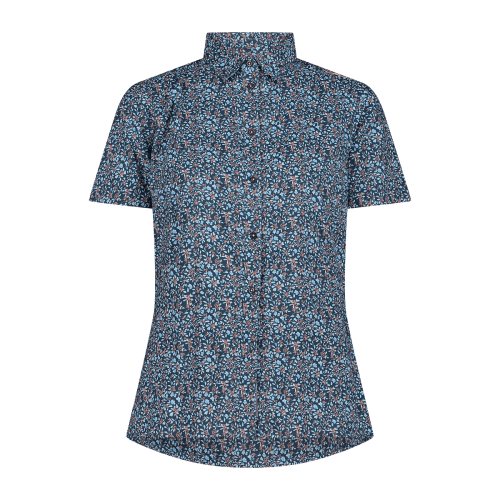 CMP Camicia fantasia check maniche corte da Trekking Donna - Neverland Firenze