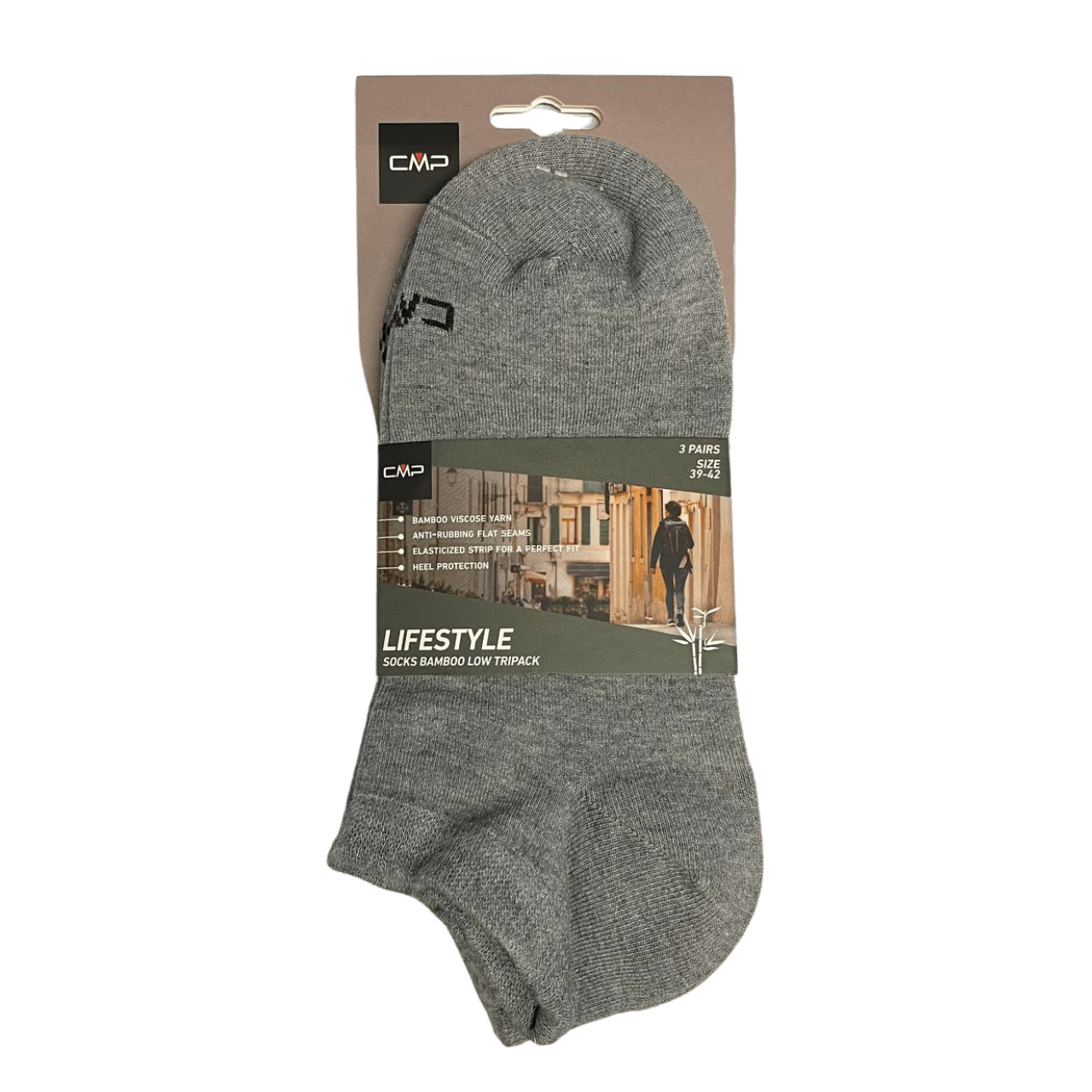 CMP Bamboo Invisible Sock Tripack - Calze - Neverland Firenze