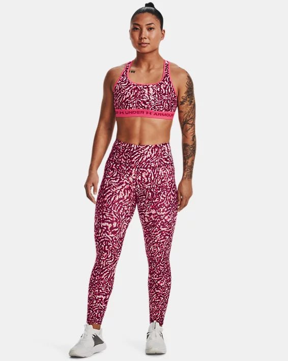 Under Armour Leggings HeatGear No-slip Wraistband Printed Ankle Donna - Neverland Firenze