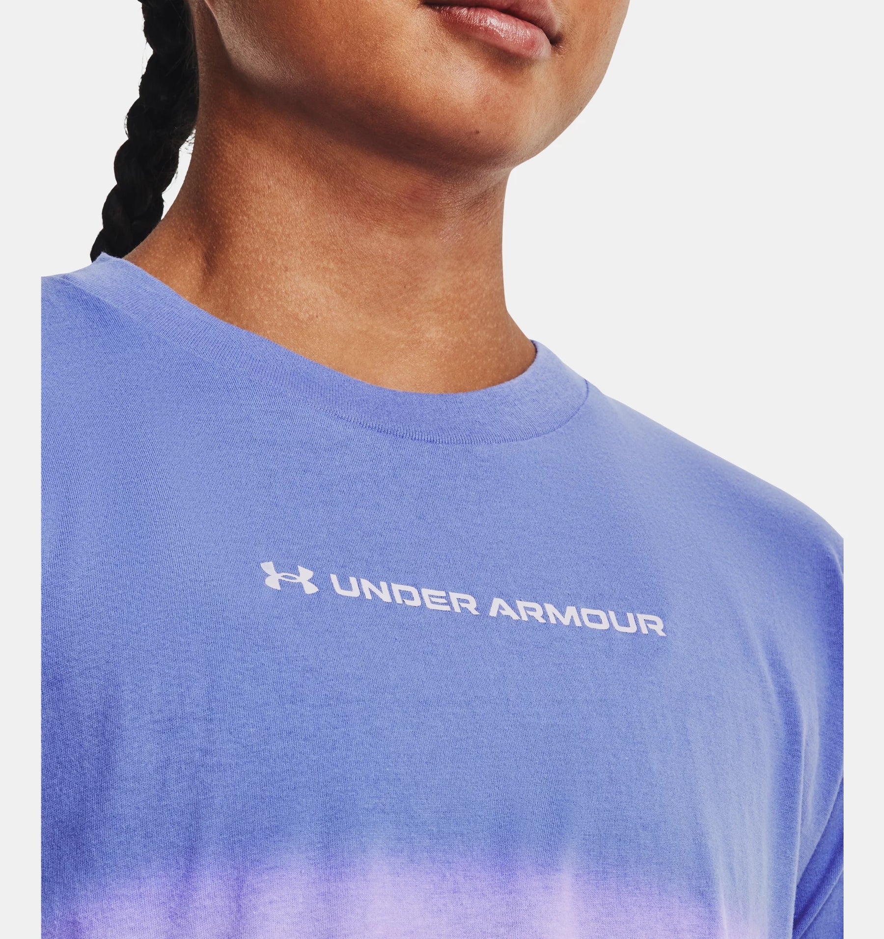 Under Armour Branded Dip Dye Crop - Maglia da Allenamento Donna - Neverland Firenze