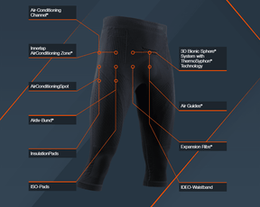 X-BIONIC® ENERGY ACCUMULATOR® 4.0 3/4 PANTS Uomo-Neverland-firenze
